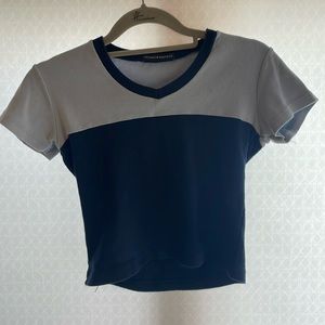 Brandy Melville Two Tone Crop Top